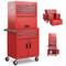 3-in-1 Rolling Tool Chest Storage Cabinet with Universal Wheels and 6 Different Size Drawers